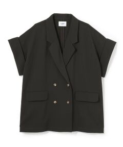 petit main LIEN / プティマイン リアン ブルゾン | 麻タッチドライシャツジャケット