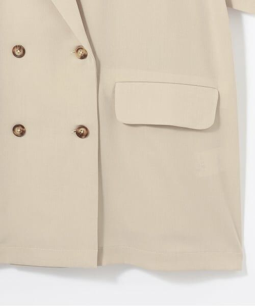 petit main LIEN / プティマイン リアン ブルゾン | 麻タッチドライシャツジャケット | 詳細5
