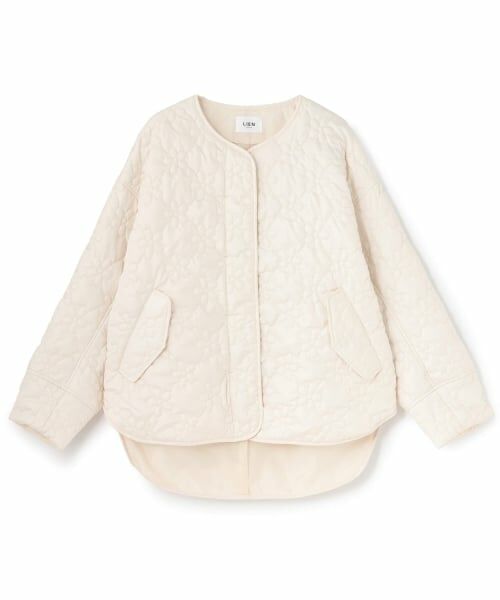 petit main LIEN / プティマイン リアン ブルゾン | 【予約商品】【リンク/撥水加工】キルティングジャケット（アイボリー）