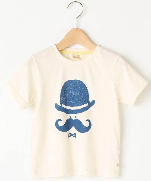 セール ヒゲ紳士プリント半袖ｔシャツ Tシャツ Petit Main プティマイン ファッション通販 タカシマヤファッションスクエア