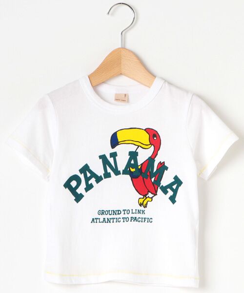 鳥モチーフプリント半袖Ｔシャツ