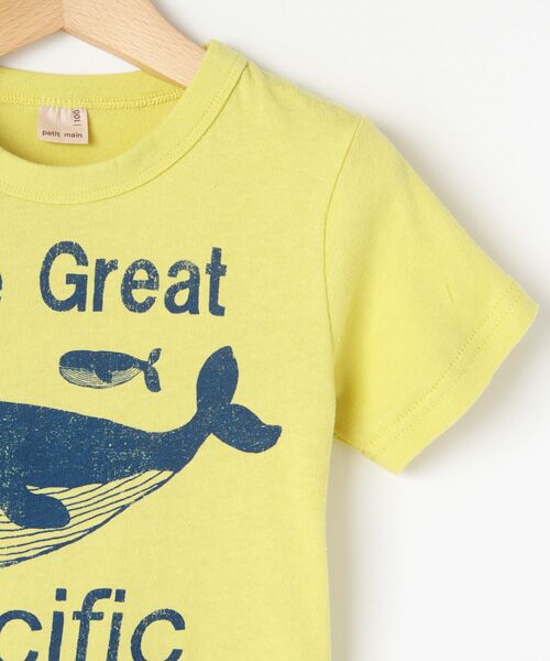 petit main / プティマイン Tシャツ | クジラプリント半袖Ｔシャツ | 詳細2