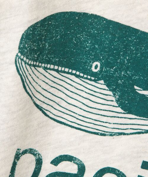 petit main / プティマイン Tシャツ | クジラプリント半袖Ｔシャツ | 詳細6