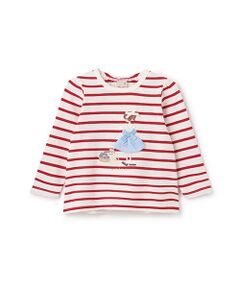 petit main / プティマイン Tシャツ | 【リンク】girlアップリケ長T