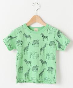 動物柄半袖Tシャツ