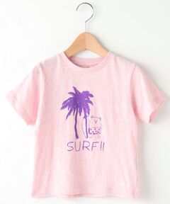 サーフプリント半袖Tシャツ