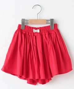 petit main / プティマイン ショート・ハーフ・半端丈パンツ | グログランリボンつきキュロット