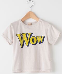 Wowプリント半袖Tシャツ