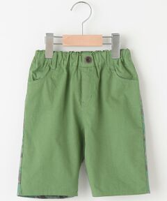 petit main / プティマイン ショート・ハーフ・半端丈パンツ | トーマスコラボ切り替え迷彩柄ハーフパンツ