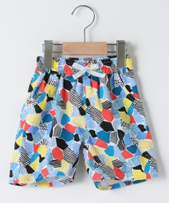 petit main / プティマイン ショート・ハーフ・半端丈パンツ | 幾何学柄ハーフパンツ