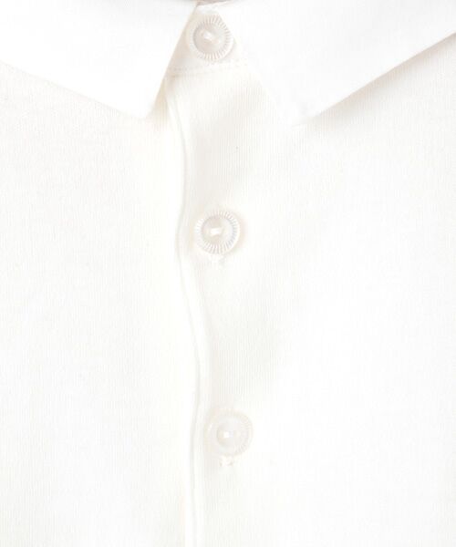 petit main / プティマイン カットソー | 白襟つき長袖Tシャツ | 詳細1