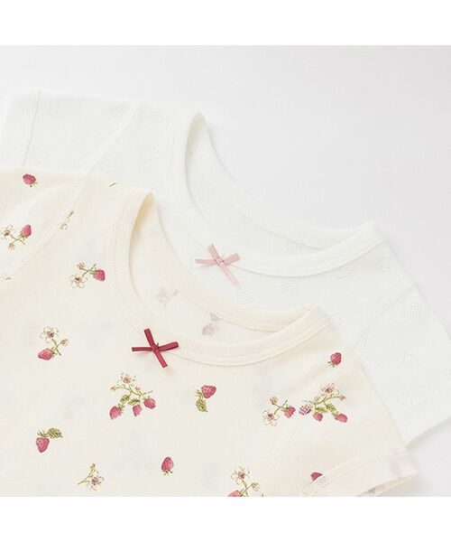 petit main / プティマイン 肌着 | 【弱酸性】半袖肌着2P | 詳細2