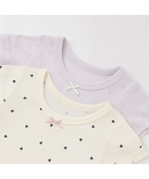 petit main / プティマイン 肌着 | 【弱酸性】半袖肌着2P | 詳細4