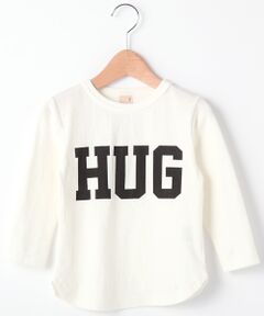 HUGロゴプリント入りTシャツ