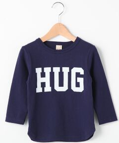 HUGロゴプリント入りTシャツ