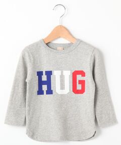 HUGロゴプリント入りTシャツ