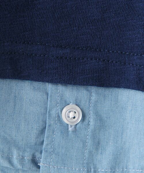 petit main / プティマイン Tシャツ | シャツレイヤード風裾切り替えTシャツ | 詳細6