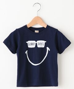 ロゴ入りスマイルTシャツ