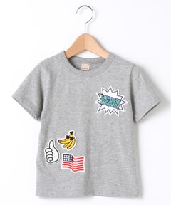 ワッペンつきTシャツ