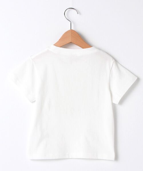 petit main / プティマイン Tシャツ | 箔スクエアロゴプリント入りTシャツ | 詳細1