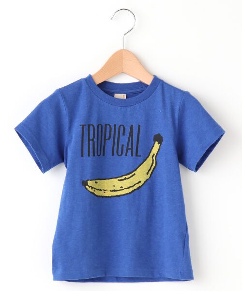 petit main / プティマイン Tシャツ | バナナ＆ロゴプリント入りTシャツ | 詳細6
