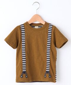 サスペンダートロンプルイユＴシャツ