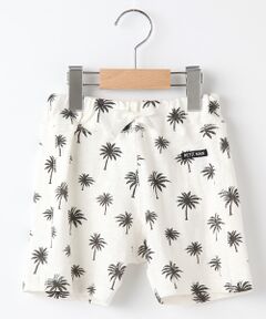petit main / プティマイン ショート・ハーフ・半端丈パンツ | パームツリー柄ショートパンツ
