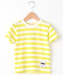 petit main / プティマイン トップス | ボーダー柄Tシャツ