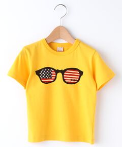 アメリカサングラスプリントTシャツ