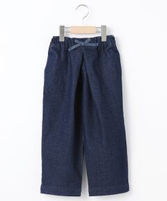 petit main / プティマイン デニムパンツ | デニムバギーパンツ