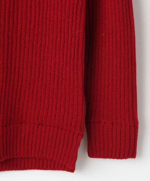 petit main / プティマイン ニット・セーター | 裾サイドスリット入りリブニット | 詳細4