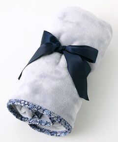 petit main / プティマイン タオル | 柄パイピングブランケット