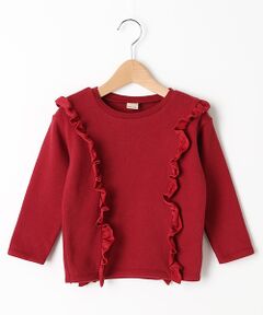 petit main / プティマイン カットソー | フリルつきトレーナー