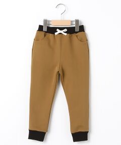 petit main / プティマイン その他パンツ | 裏シャギー起毛配色ジョガーパンツ