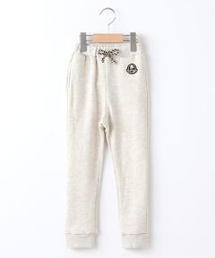 petit main / プティマイン その他パンツ | ジェントルマンフェイスワッペンつきスウェットパンツ