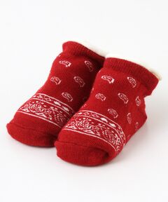 petit main / プティマイン ソックス | バンダナ柄カップソックス