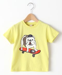 フレンチブルドッグスケボーTシャツ