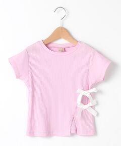 サイドリボンTシャツ