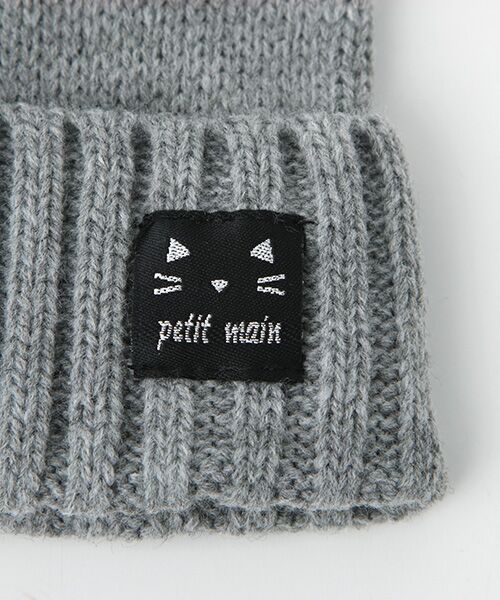 petit main / プティマイン ニットキャップ | ネコ耳デザインニット帽 | 詳細3