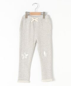 petit main / プティマイン その他パンツ | スターパッチスエットパンツ