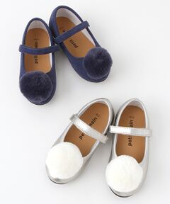 petit main / プティマイン パンプス | ファー梵天スエードパンプス