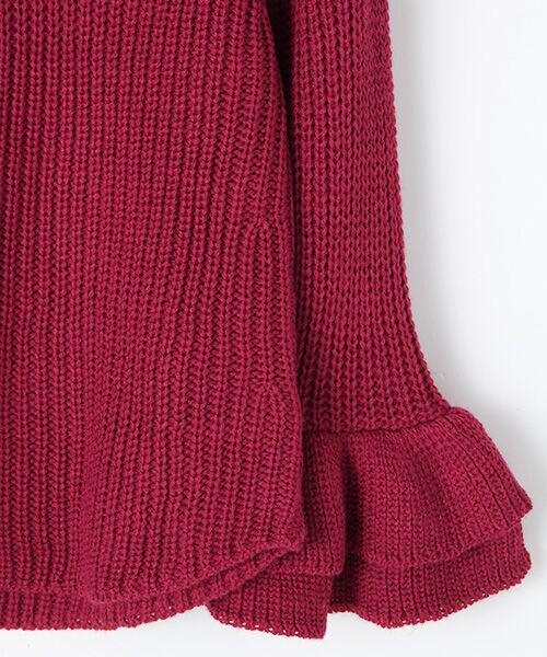 petit main / プティマイン ニット・セーター | 袖フリルニット | 詳細3