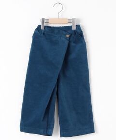 petit main / プティマイン その他パンツ | ウエストアシメ別珍ワイドパンツ