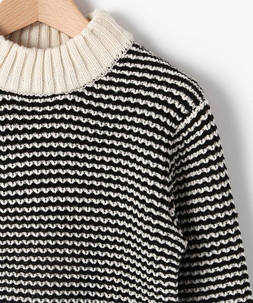 petit main / プティマイン ニット・セーター | 裾ループ編み柄ニット | 詳細2