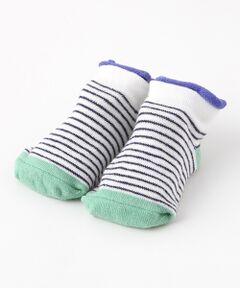 petit main / プティマイン ベビー・キッズグッズ | ボーダー柄配色ソックス