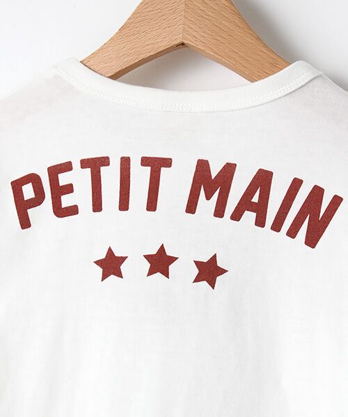 petit main / プティマイン Tシャツ | アルファベットアップリケつきTシャツ | 詳細4
