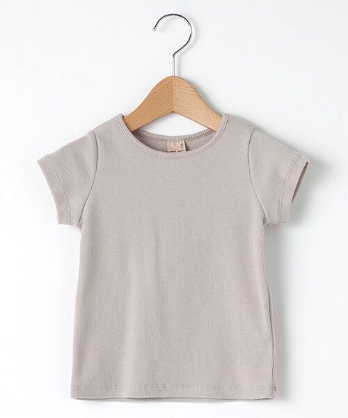 petit main / プティマイン Tシャツ | リボンビスチェ×リブTシャツセット | 詳細5