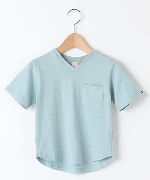 セール 胸ポケットつきvネックtシャツ Tシャツ Petit Main プティマイン ファッション通販 タカシマヤファッションスクエア