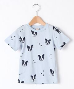 ブルドッグ総柄Tシャツ