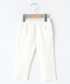 petit main / プティマイン デニムパンツ | ウエストリブカットスキニーパンツ